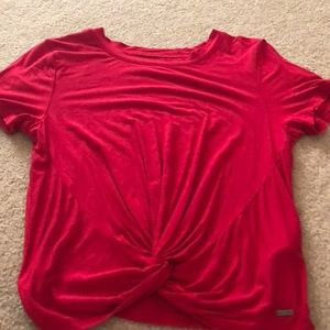 Hollister twist front short sleeve tee